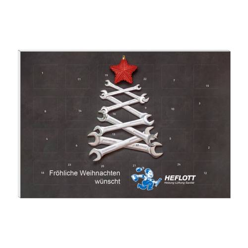 Mini-calendrier de l’Avent au chocolat « Christmas Tools »
